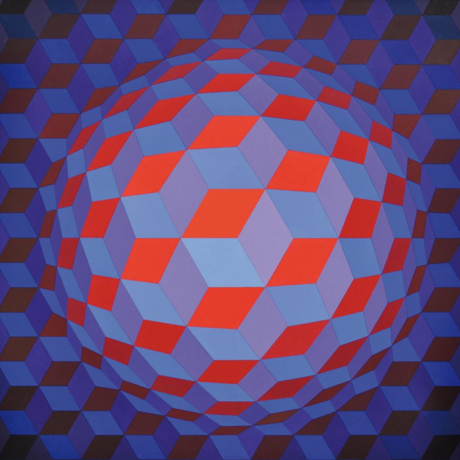 Victor Vasarely Optical Paintings EMMA